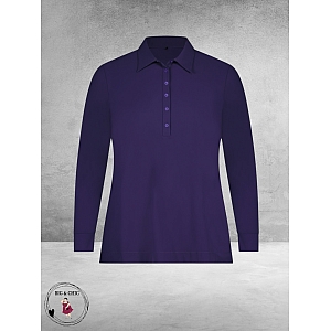 PLUS BASICS Polo Shirt DEEP PURPLE